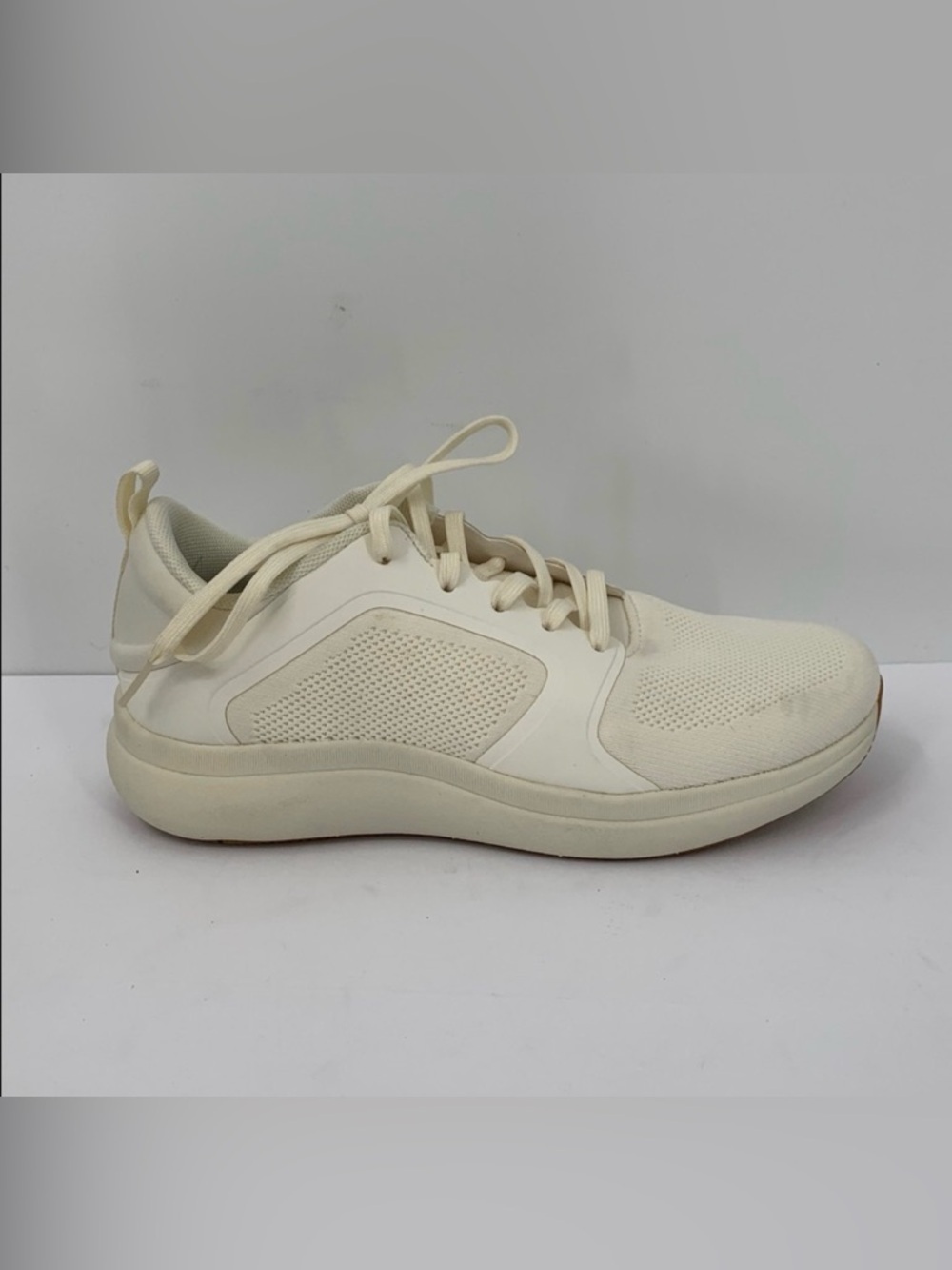 ABEO Momentum MXV Cruise comfort sneaker walking shoe cream ivory tie women 7.5